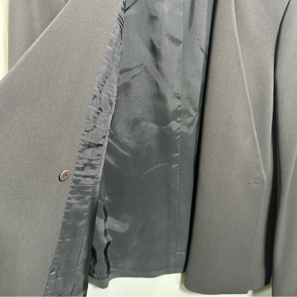 Doncaster Gray Blazer Tailored Collarless Design - Picture 5 of 9
